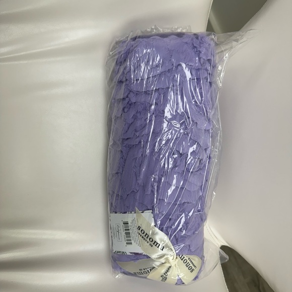 Sonoma Lavender Spa Bolster Roll in Bellflower Rose Purple Heatable NEW - Picture 16 of 16